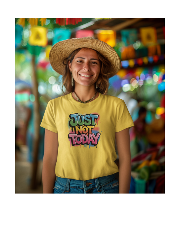 Just Not Today - Unisex garment-dyed heavyweight t-shirt